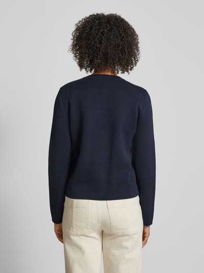 Tommy Hilfiger Cardigan mit aufgesetzten Taschen Dunkelblau 5