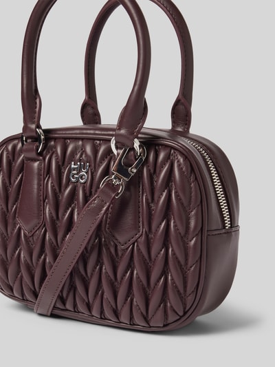 HUGO Umhängetasche mit Logo-Detail Modell 'Chris' Bordeaux 3