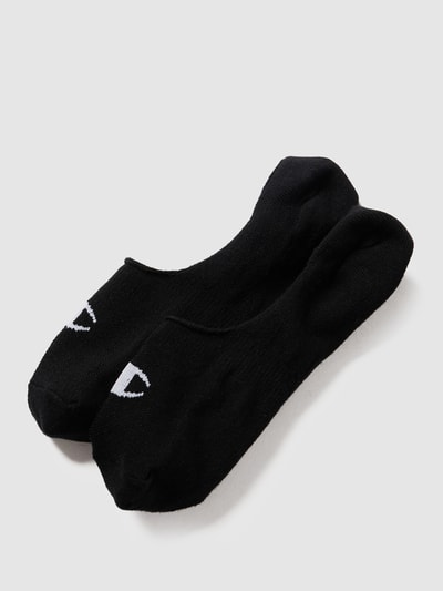 CHAMPION Füßlinge mit Logo-Detail Schwarz 1