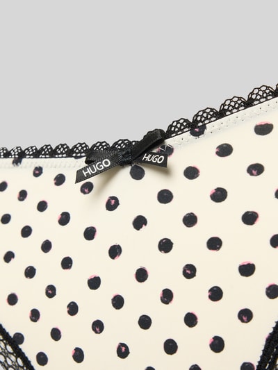 HUGO String mit Schleifen-Detail Offwhite 2