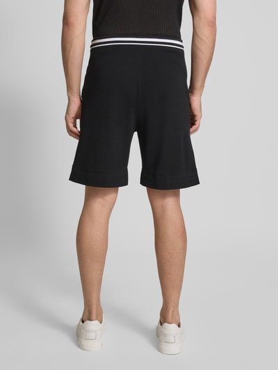 BOSS Green Sweatshorts mit Label-Stitching Modell 'Heritage' Black 5