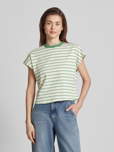 JAKE*S STUDIO WOMAN T-shirt met streepmotief Lagune - 4