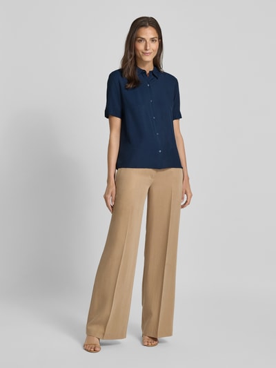 Tommy Hilfiger Relaxed fit blouse met korte mouwen Marineblauw - 1