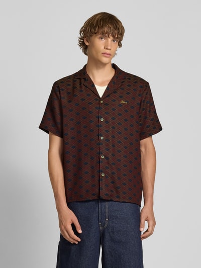 BLKVIS Relaxed Fit Freizeithemd mit Label-Stitching Black 4