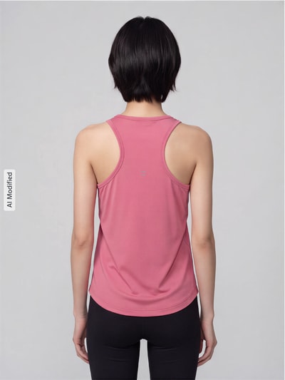 Nike Training Slim Fit Sport-Top mit Logo-Print Modell 'Tempo' Pink 5