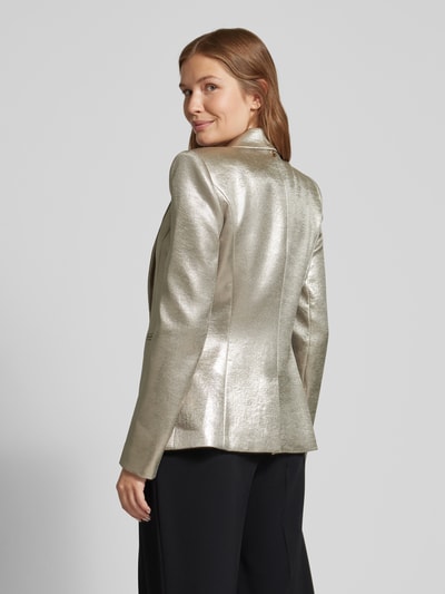 Patrizia Pepe Blazer mit Paspeltaschen Modell 'Giacca' Gold Melange 5