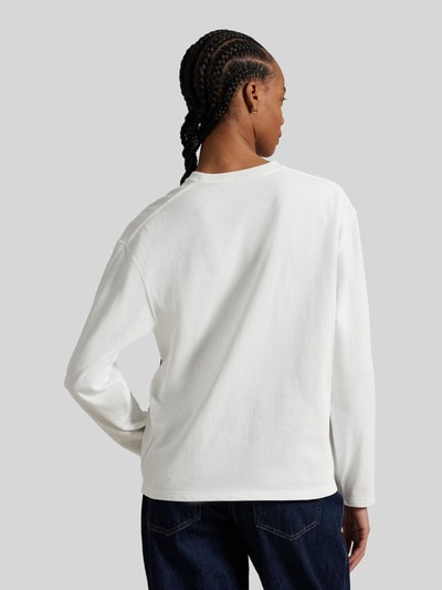 Polo Ralph Lauren Bluzki z długim rękawem o kroju relaxed fit z czystej bawełny Biały 5