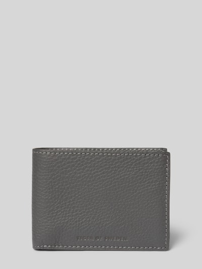 Tiger Of Sweden Lederportemonnaie mit Label-Prägung Modell 'WALD' Bordeaux 1