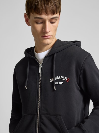 Dsquared2 Sweatjacke mit Reißverschluss Black 3