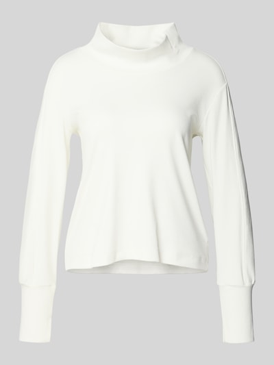 Marc Cain Gebreide pullover met opstaande kraag Offwhite - 2
