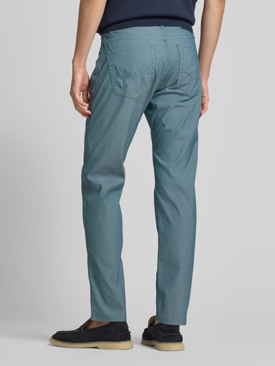 Pierre Cardin Tapered fit chino met structuurmotief, model 'Lyon' Lichtblauw - 5