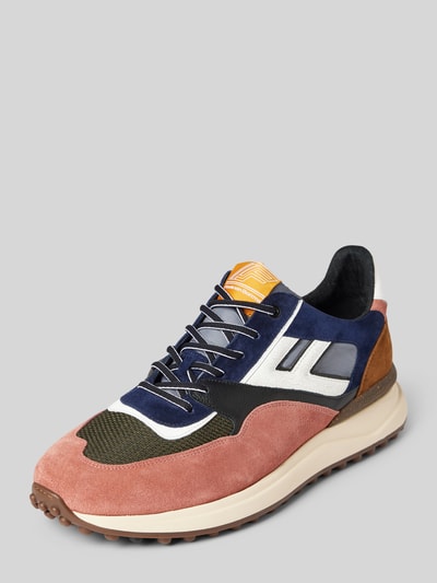 Floris Van Bommel Sneaker mit Kontrastbesatz Modell 'Noppi' Marine 1