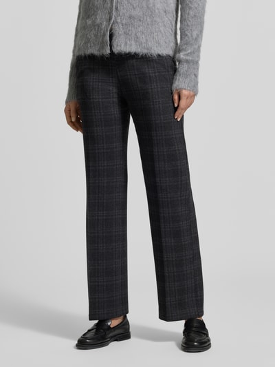 Raphaela By Brax Super Slim Fit Weite Hose mit Baumwoll-Viskose-Anteil Modell 'LILLYTH' Anthrazit 4