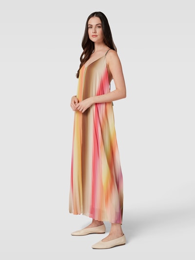 Scotch & Soda Knielange jurk met diepe V-hals Roze - 1