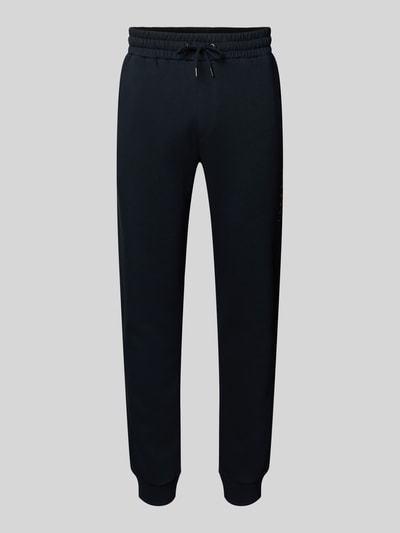 Jack & Jones Sweatpants met elastische band en tunnelkoord, model 'GORDON' Donkerblauw - 2