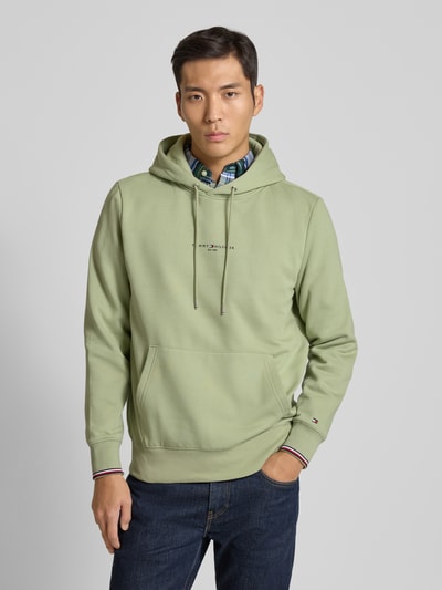 Tommy Hilfiger Regular fit hoodie van katoenmix Mintgroen - 4