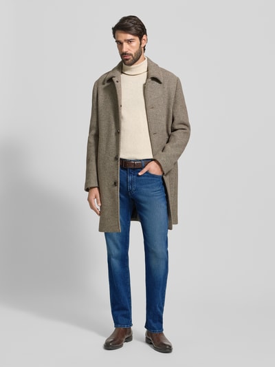 Brax Wide Leg Fit Jeans mit Eingrifftaschen Modell 'Clint' Marine 1
