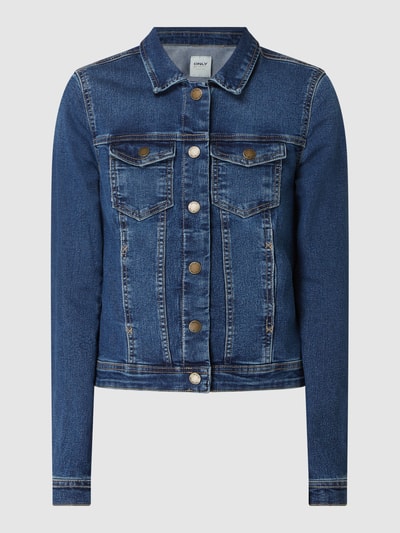 Only Jeansjacke mit Stretch-Anteil Modell 'Westa' Jeansblau 2