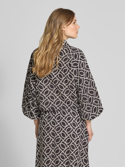 Christian Berg Woman Relaxed fit blouse met 3/4-mouwen Zwart - 5