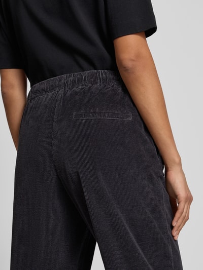 Armedangels Wide Leg Cordhose aus Baumwoll-Mix Modell 'JAIMILAA CORDUROY' Anthrazit 3