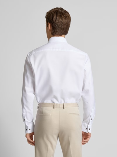 ETERNA Koszula biznesowa o kroju regular fit z czystej bawełny model ‘Kent’ Biały 5