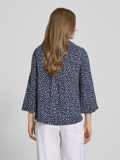 Christian Berg Woman Hemdbluse mit Knopfleiste Dunkelblau 5