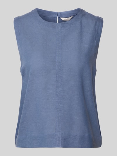 mbyM Top bluzkowy o kroju regular fit z okrągłym dekoltem model ‘Tytus’ Szaroniebieski 2