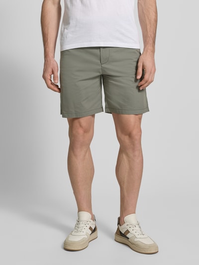 BOSS Orange Regular Fit Chino-Shorts aus Baumwoll-Mix Schilf 4