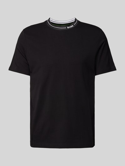 BOSS Green T-Shirt mit Label-Detail Black 2