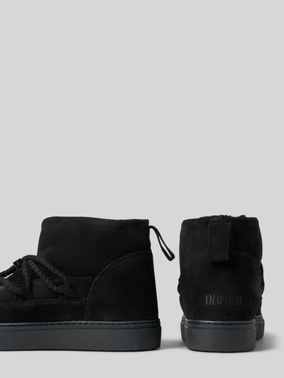 INUIKII Snowboots van leer, model 'CLASSIC LOW' Zwart - 2