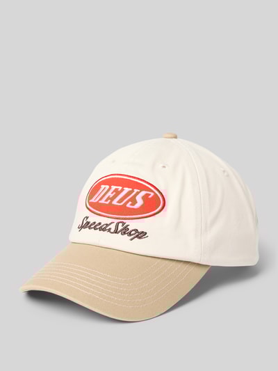 DEUS EX MACHINA Cap mit Label-Stitching Offwhite 1