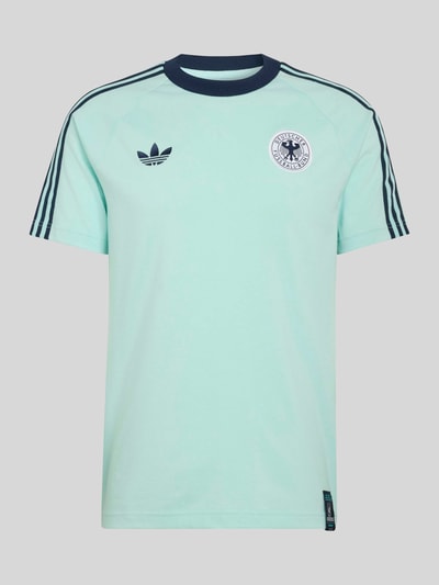 adidas Originals Regular Fit T-Shirt aus Baumwoll-Mix mit DFB-Applikation Aqua 2