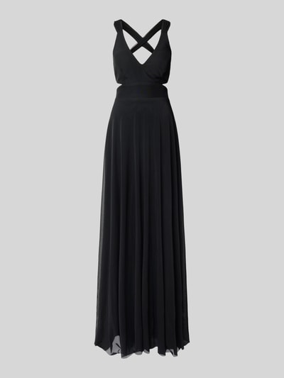 TROYDEN COLLECTION Abendkleid mit V-Ausschnitt Black 2
