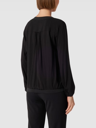 Tom Tailor Bluse mit V-Ausschnitt Black 5