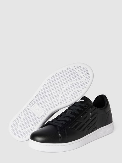 EA7 Emporio Armani Sneakers met merkapplicatie Zwart - 4