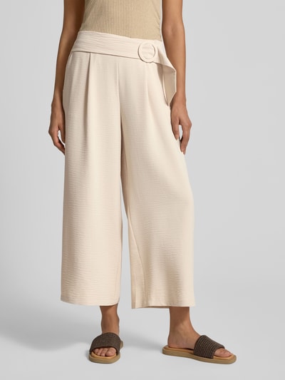 Zero Spodnie materiałowe z wpuszczanymi kieszeniami w stylu francuskim Piaskowy 4