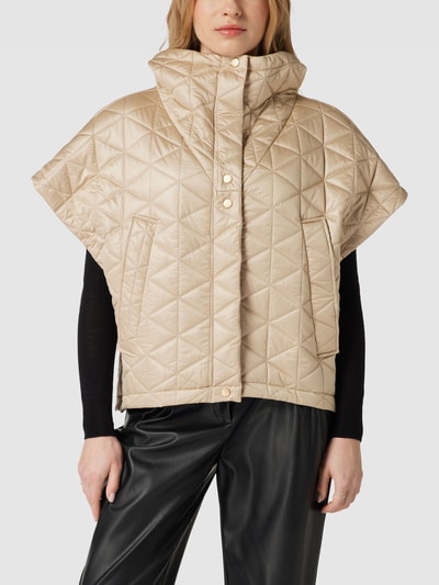 Copenhagen Muse Bodywarmer met ritssluiting, model 'NET-CAPE' Kaki - 4