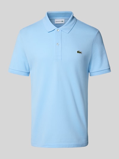 Lacoste Slim Fit Poloshirt aus reiner Baumwolle Hellblau 2