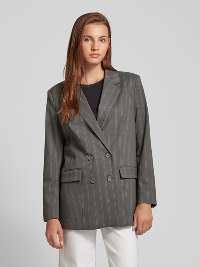 My Essential Wardrobe Blazer mit Reverskragen Modell 'Tito' Mittelgrau 4