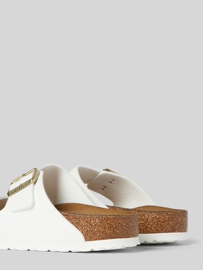 Birkenstock Sandalen mit Dornschließe Modell 'Arizona' Weiss 2
