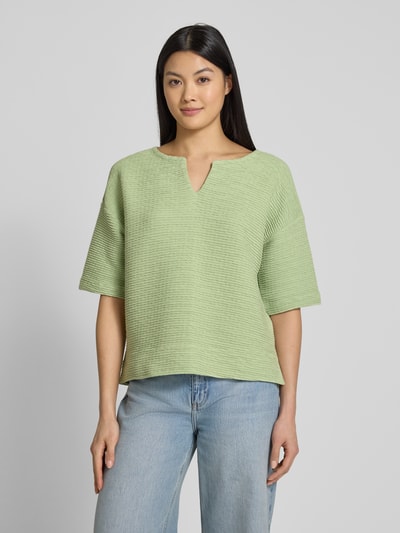 OPUS Sweatshirt mit 1/2-Arm Modell 'Gibatine' Hellgruen 4
