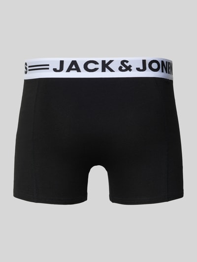 Jack & Jones Boxershort met elastische band met logo in een set van 3 stuks Zwart - 3