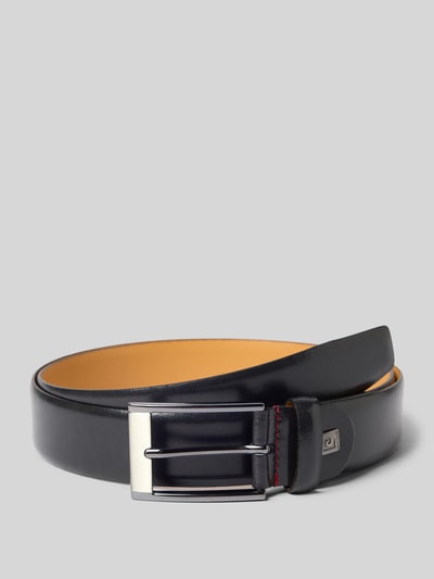 Pierre Cardin Ledergürtel mit Dornschließe Modell 'NAPPA' Black 1
