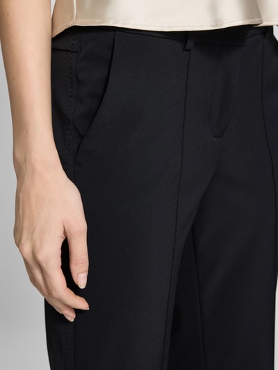 Cambio Broek met persplooien, model 'FARAH' Zwart - 3
