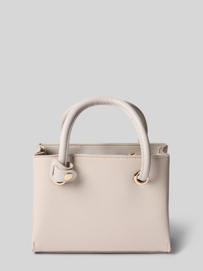 VALENTINO BAGS Handtas met labelapplicatie, model 'ALEXIA' Steengrijs - 3