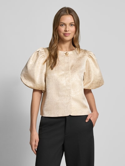 b.young Blazer mit Rundhalsausschnitt Modell 'DARIELLA' Camel 4