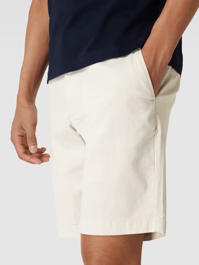 Tommy Hilfiger Chino-Shorts mit französischen Eingrifftaschen Modell 'BROOKLYN' Ecru 3