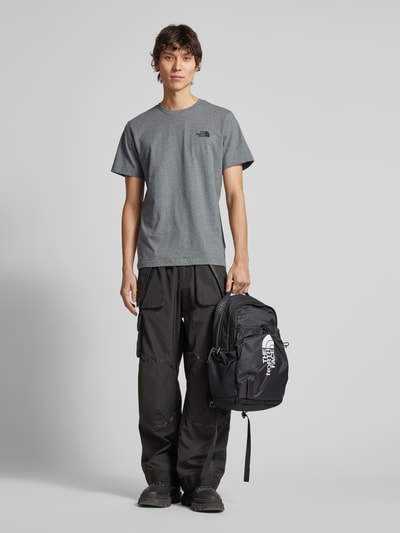 The North Face T-Shirt mit Label-Print Modell 'SIMPLE DOME' Dunkelgrau 1