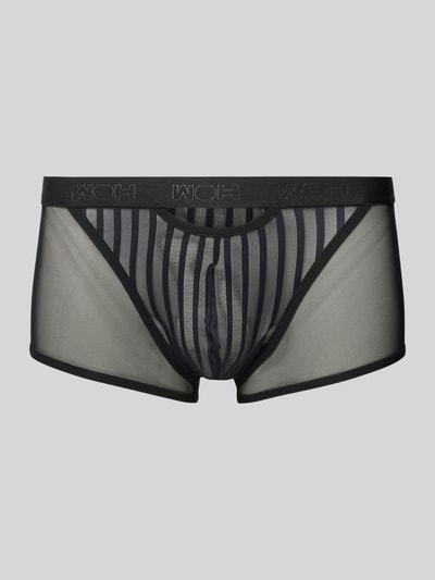 HOM Boxershorts mit elastischem Logo-Bund Black 1