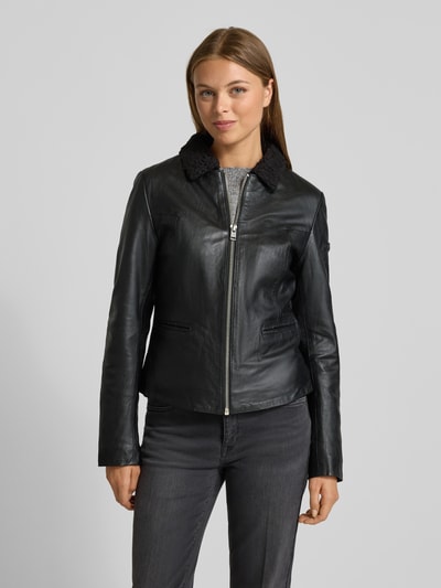 Cabrini Jack van lamsnappa met steekzakken Zwart - 4